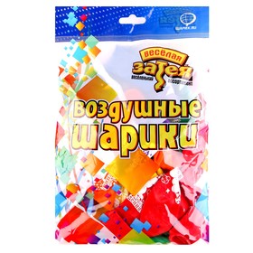 Воздушные шары латексные 12" «ДР Зверюшки», 25 шт.