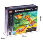 Конструктор магнитный «Цветные магниты», 40 деталей, уценка - Фото 4