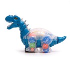 УЦЕНКА Динозавр «Шестерёнки», свет и звук, работает от батареек, цвет МИКС 9443798