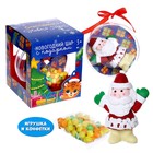 Новогодний шар «Дед Мороз», игрушка с конфетами, уценка - Фото 1