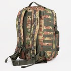 Рюкзак тактический, 40 л, отдел на молнии, 2 наружных кармана, цвет коричневый/камуфляж - фото 6769744