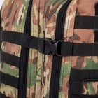 Рюкзак тактический, 30 л, отдел на молнии, наружный карман, цвет камуфляж/коричневый - Фото 7