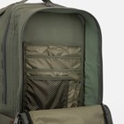 Рюкзак тактический, 30 л, на молнии, цвет зелёный - Фото 6