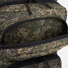 Рюкзак тактический, 40 л, отдел на молнии, 3 наружных кармана, цвет камуфляж/зелёный - Фото 5