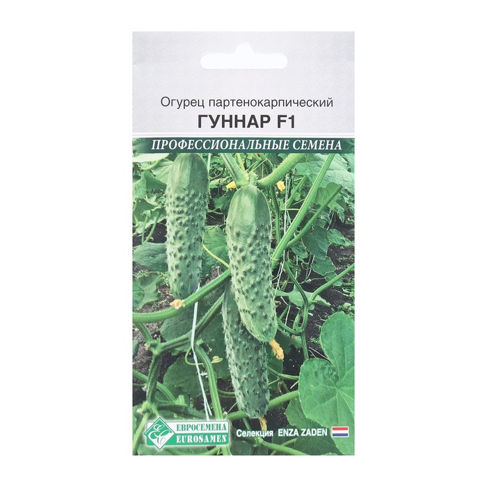 Семена Огурец партенокарпик Гуннар F1, 5 шт - Фото 1