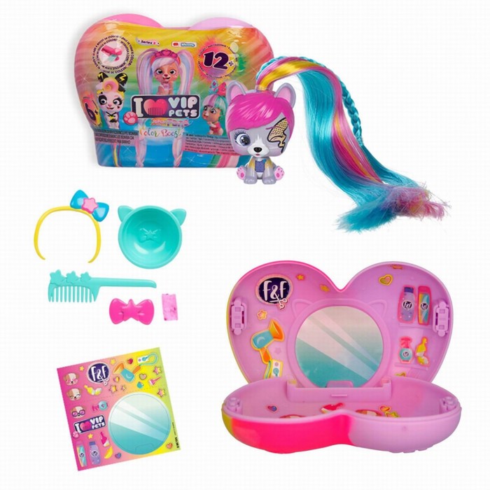 Игровой набор «Модные щенки VIP Pets Color Boost», коллекция «Мини Фаны», 12 видов, МИКС - Фото 1
