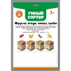 Настольная развивающая игра Десятое Королевство «Умный сортер: фрукты, ягоды, овощи, грибы» - Фото 2