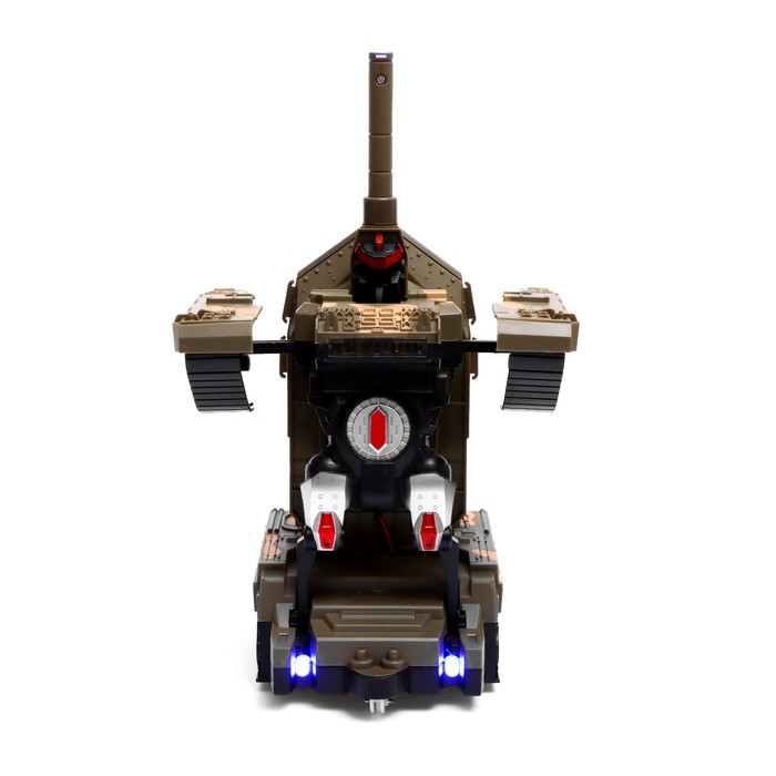 Робот радиоуправляемый «Танк», трансформируется, световые и звуковые эффекты, МИКС - фото 1919451343