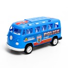 Автобус инерционный «Полиция», цвета МИКС - фото 10154688