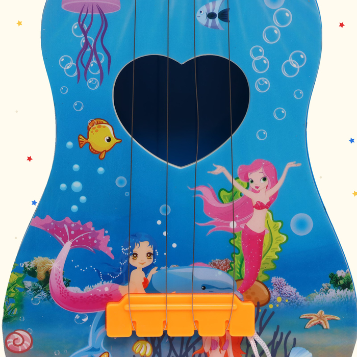 Игрушка музыкальная «Гитара. Волшебный мир», 4 струны, цвета МИКС - фото 1885528562