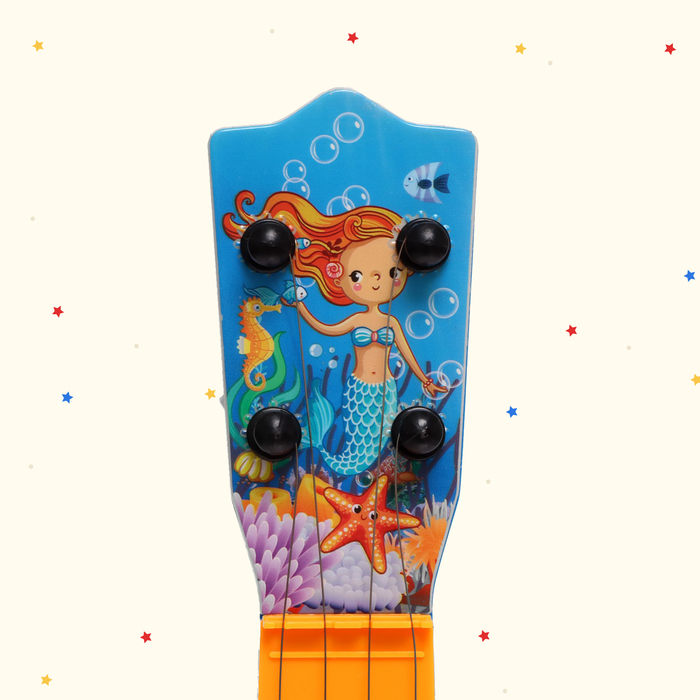Игрушка музыкальная «Гитара. Волшебный мир», 4 струны, цвета МИКС - фото 1885528563