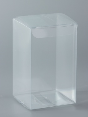 Складная прозрачная коробка из PVC, для упаковки подарков, 6?6?10 см (комплект 5 шт)