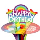 Подставка для пирожных «С днём рождения», поп-ит - Фото 2