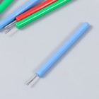 Инструмент для квиллинга с пластиковой ручкой МИКС разрез 0,8 см длина 11 см - Фото 3