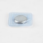 Кнопка магнитная, потайная, d=20 мм, цвет серебряный - Фото 2