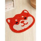 Коврик для дома Доляна «Корги», 50×40 см, цвет красный - Фото 4