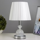 Настольная лампа "Оливи" Е27 белый 20х20х36 см RISALUX - фото 5069164