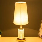 Настольная лампа "Люсон" Е27 золото 22х22х56 см RISALUX - Фото 5