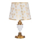 Настольная лампа "Эмигейл" Е27 40Вт золото 28х28х45 см RISALUX - фото 21942357