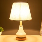 Настольная лампа "Ивири" Е27 40Вт белый 25х25х40 см RISALUX - Фото 3