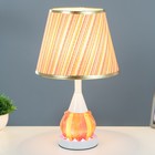 Настольная лампа "Лайдж" Е27 40Вт бело-красный 25х25х38 см RISALUX - фото 21942384