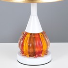 Настольная лампа "Лайдж" Е27 40Вт бело-красный 25х25х38 см RISALUX - Фото 5