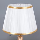 Настольная лампа «Флойз» Е27 40 Вт золото 24×24×38 см RISALUX - Фото 4