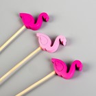 Шпажки «Фламинго», в наборе 12 штук, цвета МИКС - фото 4368275