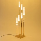 Торшер «Факел» LED золото 28×28×65-135 см - Фото 3