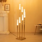 Торшер «Факел» LED золото 28×28×65-135 см - Фото 9