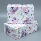 Набор коробок 10 в 1, упаковка подарочная, «Цветы», 12 х 7 х 4 - 32.5 х 20 х 12.5 см - Фото 2