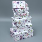 Набор коробок 10 в 1, упаковка подарочная, «Цветы», 12 х 7 х 4 - 32.5 х 20 х 12.5 см - Фото 7