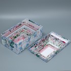 Набор коробок 10 в 1, упаковка подарочная, «Цветочный сад», 12 х 7 х 4 - 32.5 х 20 х 12.5 см - Фото 8