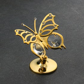 Сувенир "Бабочка", мини, с кристаллами