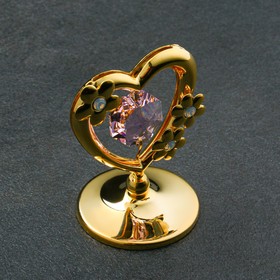 Сувенир 'Сердце', с кристаллами