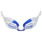 Очки для плавания детские ONLYTOP, беруши, цвет белый/синий - фото 3886696