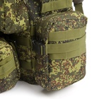 Рюкзак тактический туристический Storm tactic, 50 л, с карманами, расцветка пиксели, оливковый - Фото 5