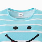 Комплект женский (футболка/брюки), цвет голубой/светло-серый, размер 54 - фото 33486502