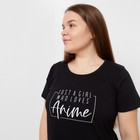 Ночная сорочка женская, цвет чёрный/принт, размер 48 9404811