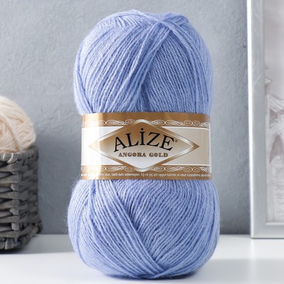 Пряжа "Angora Gold" 20% шерсть, 80% акрил 550м/100гр (40)