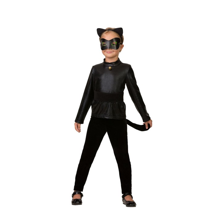 Карнавальный костюм «Супер Кот», рост 128 см - Фото 1