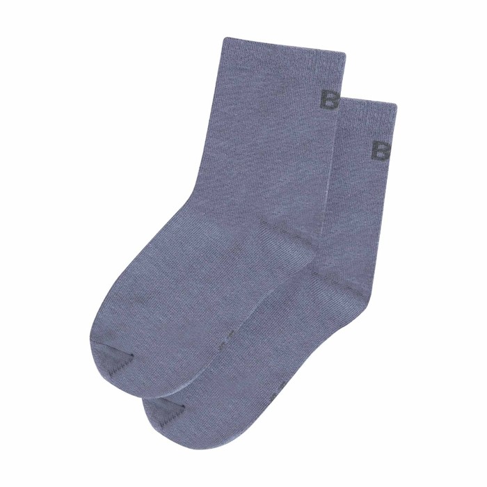 Носки детские, размер 10-12, цвет серый - Фото 1