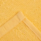 Набор декоративных махровых салфеток Этель "Sunshine" жёлтый, 30х30см-3шт, 340гр/м2, 100% хлопок - Фото 4
