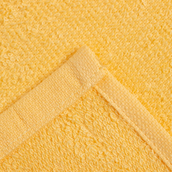 Набор декоративных махровых салфеток Этель "Sunshine" жёлтый, 30х30см-3шт, 340гр/м2, 100% хлопок - фото 1919452038