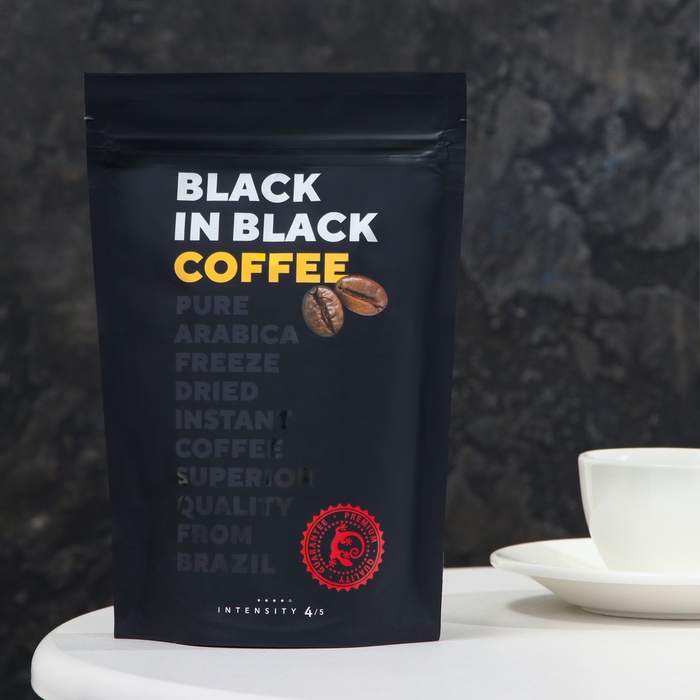 Кофе BLACK IN BLACK пакет, 75 г