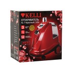 Отпариватель KELLI KL-7, напольный, 2800 Вт, 3 л, 90 г/мин, красный 9415781 - фото 58391