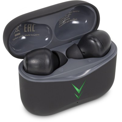 Наушники Accesstyle Tornado Gaming TWS, игровые, до 6 часов, BT 5.1, отклик 50 мс, черные