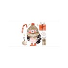 Корзина для игрушек «Рождественская сова, размер 35х50 см - фото 109915570