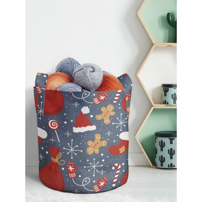 Текстильный мешок «Мешок подарков», для хранения вещей и игрушек, размер 30х30 см, 18.9 л