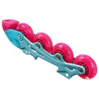 Коньки детские раздвижные Snow Cat, с роликовой платформой, р. 34-37 - Фото 14